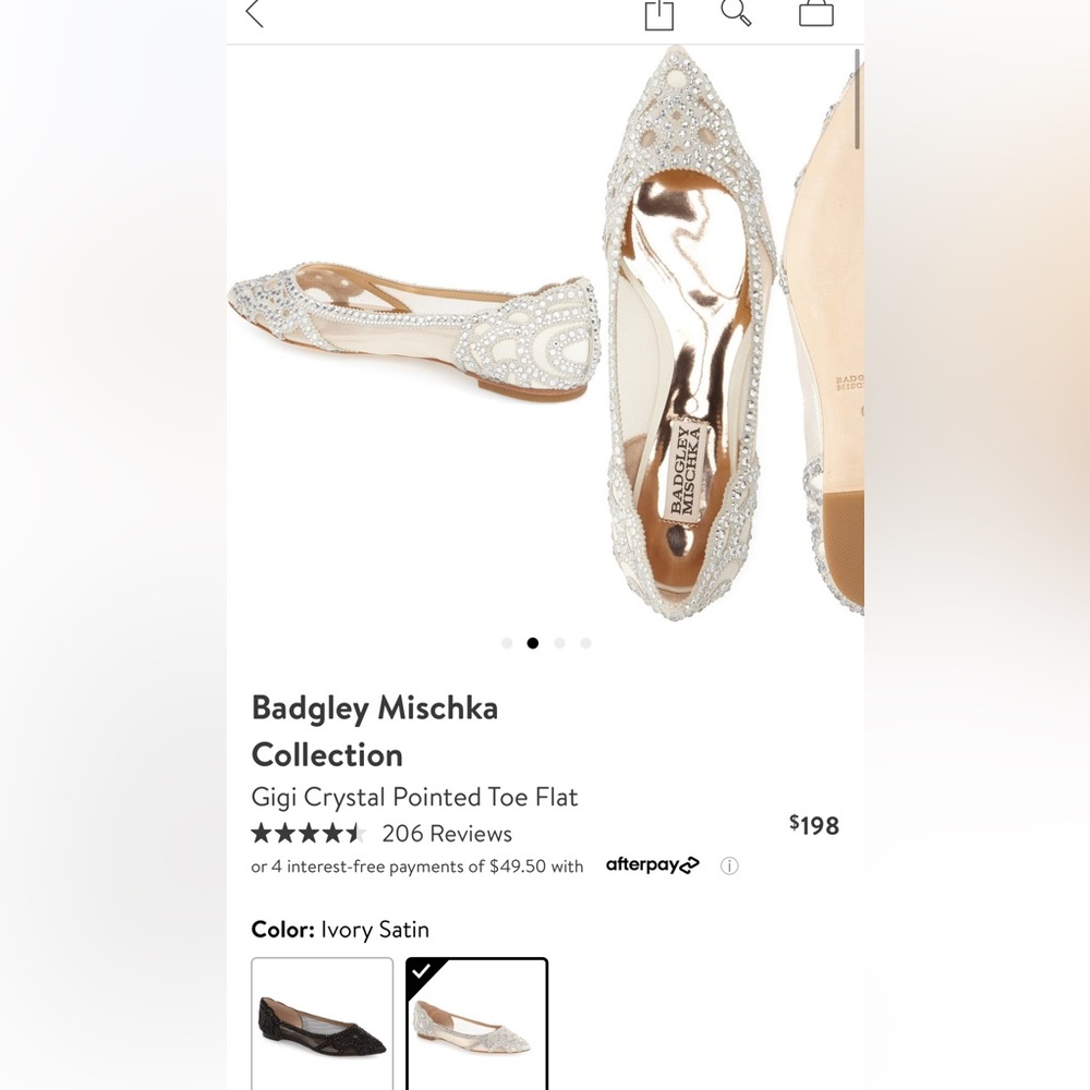 Badgley Mischka Gigi Flat